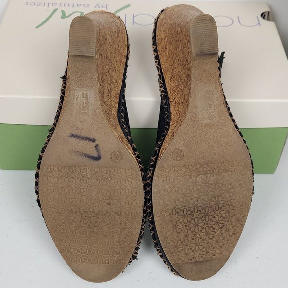 ANTHROPOLOGIE SEYCHELLES SINGAPORE CORK WEDGE SANDALS - Picture 10 of 14